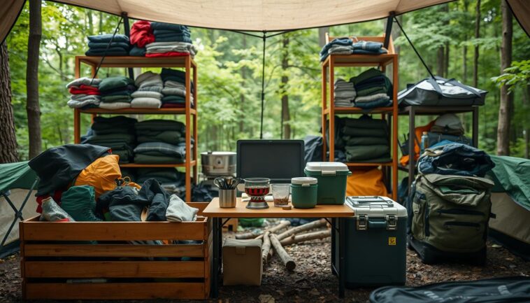 Camping-Organisation: So bleibt alles sauber & griffbereit
