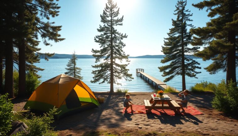 Camping am See mit Kindern: Diese Plätze lohnen sich