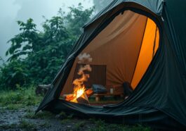 Camping bei Regen: So bleibst du auch bei schlechtem Wetter trocken