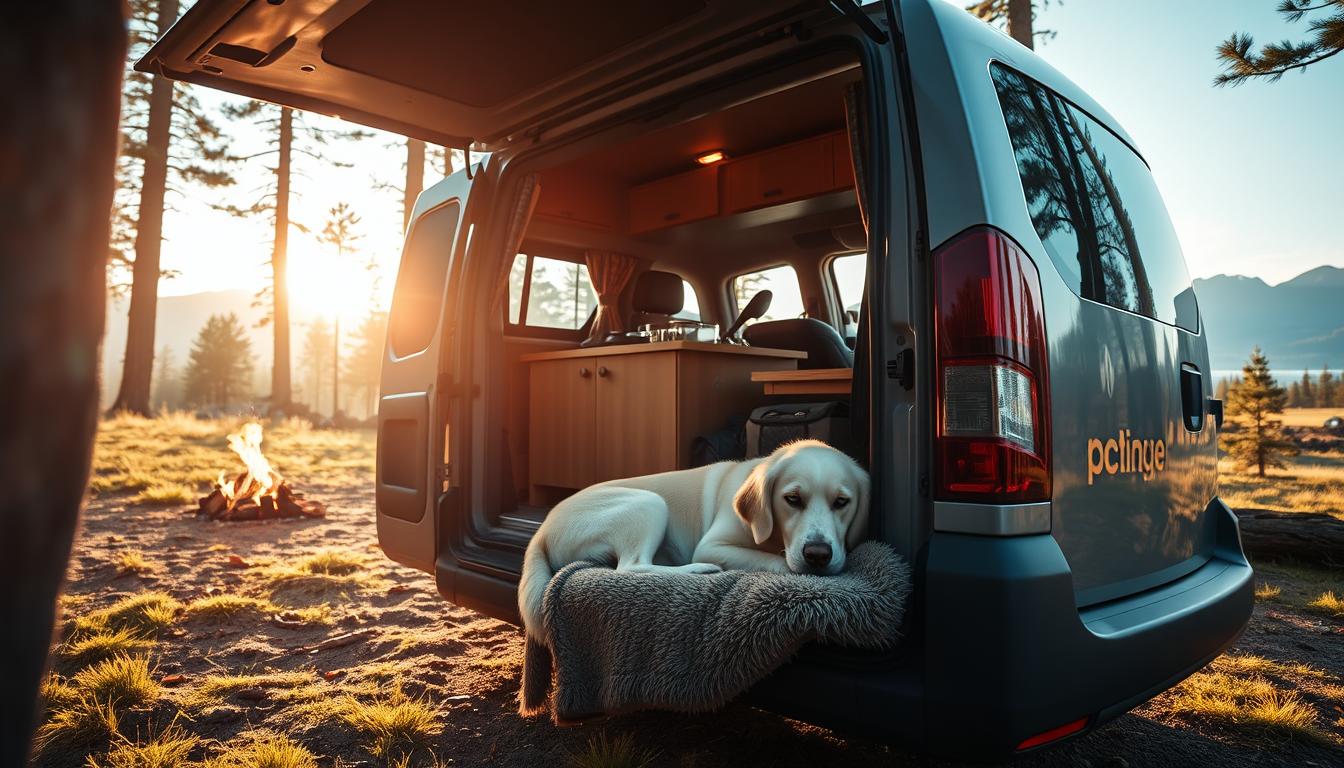 Camping mit Hund im Van: Die besten Tipps & Stellplätze