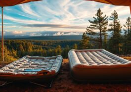 Campingbett vs. Luftmatratze: Was ist bequemer?