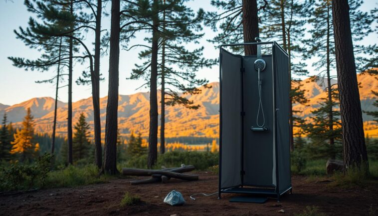 Campingdusche im Test: Modelle ohne Strom & mit Druck