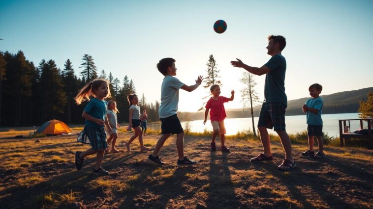 Die besten Spiele fürs Camping mit Kindern – bei Sonne & Regen
