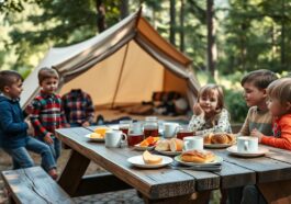 Frühstück beim Camping mit Kindern: 7 schnelle Ideen ohne viel Aufwand
