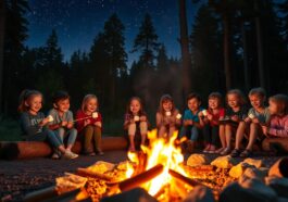 Lagerfeuer mit Kindern: Ideen für Stockbrot, Geschichten & Sicherheit