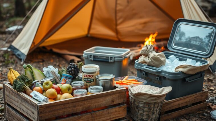 Lebensmittel beim Campen richtig lagern – ohne Kühlschrank