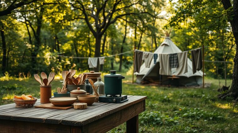 Nachhaltige Campingküche: Weniger Müll, mehr Natur