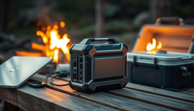 Powerstation fürs Camping: Strom für Laptop, Handy & Kühlbox
