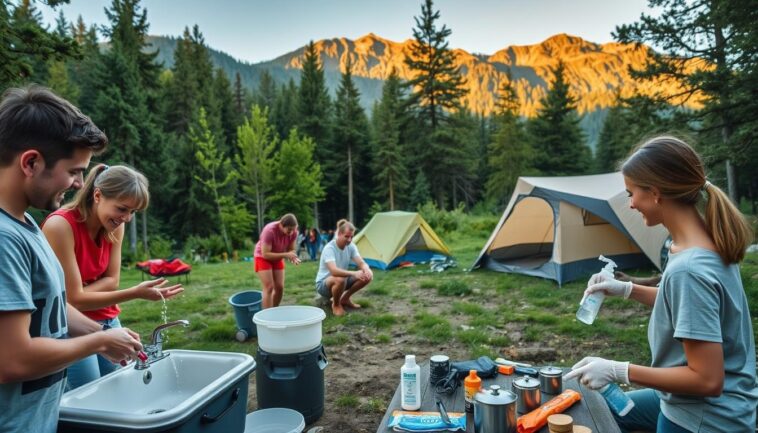 Sauber bleiben beim Camping: Die besten Hygiene-Hacks für unterwegs