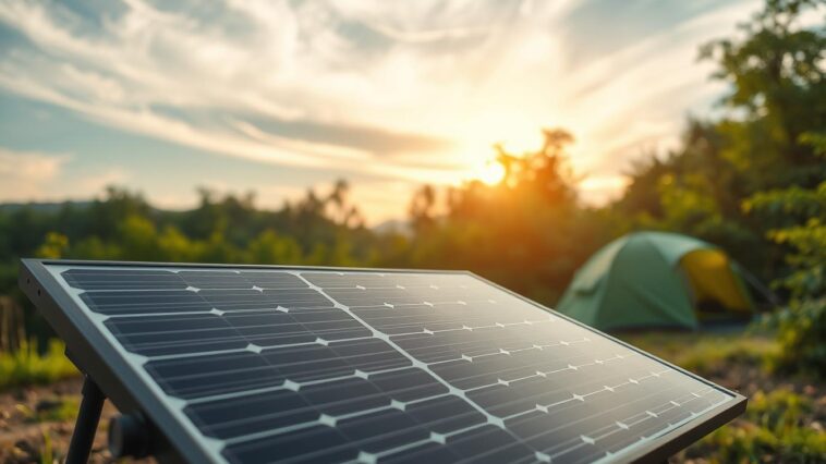 Solarpanel fürs Camping: So funktioniert autarke Stromversorgung