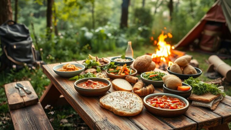 Vegetarische Camping-Rezepte: Lecker & unkompliziert