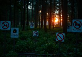 Verbotsschilder beim Campen: Das bedeuten sie wirklich