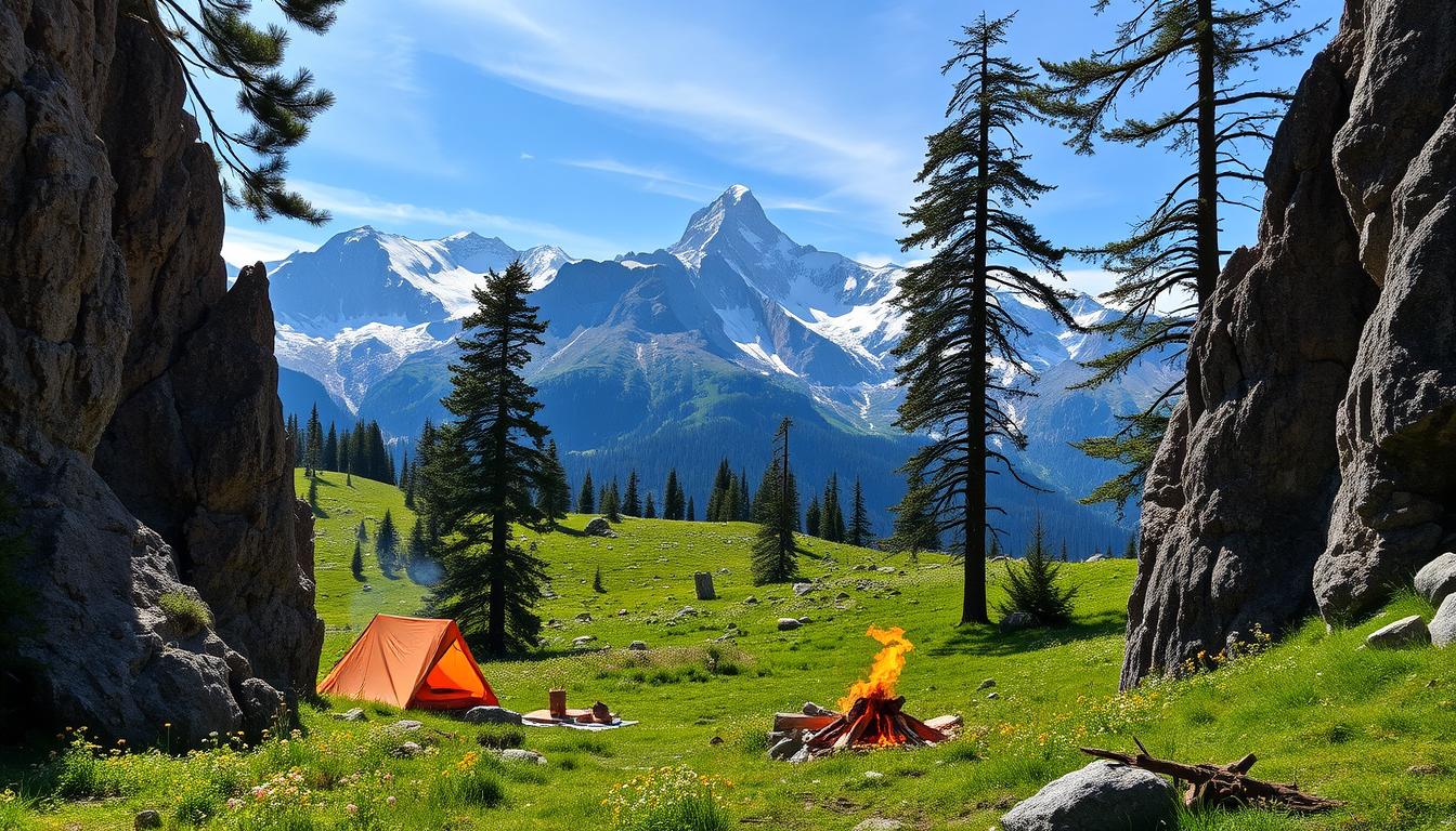 Zelten in den Alpen: Die schönsten Plätze für Naturfreunde